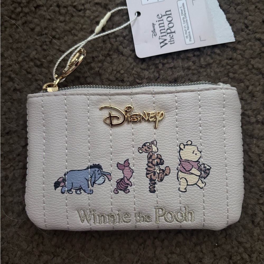 Disney Winnie the Pooh White Coin Purse